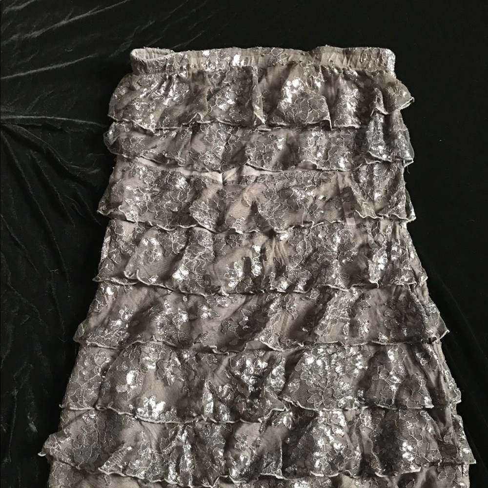 Grey Express lace skirt